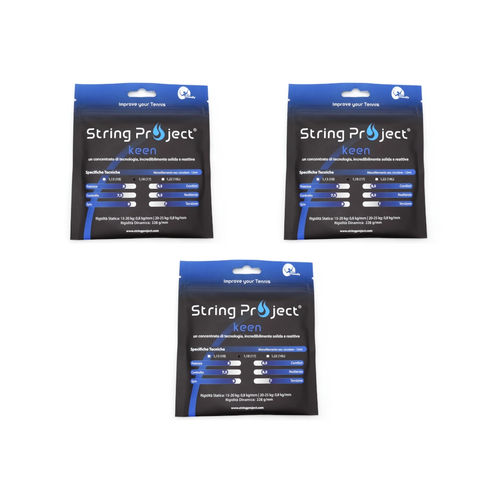 String Project Keen – Paquete de 3 Bobinas de 12,5mt