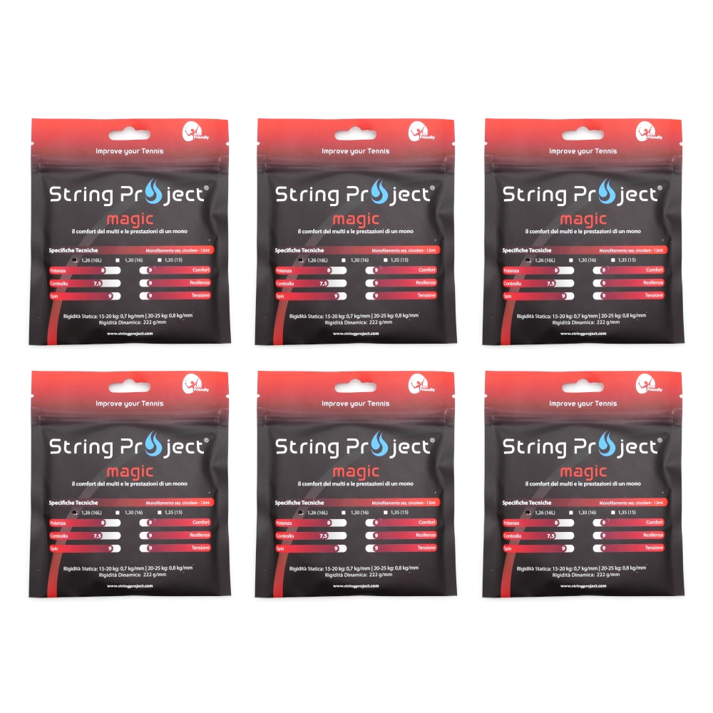 String Project Magic – Paquete de 6 Bobinas de 12,5mt
