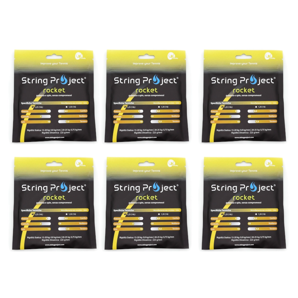 String Project Rocket – Paquete de 6 Bobinas de 12,5mt